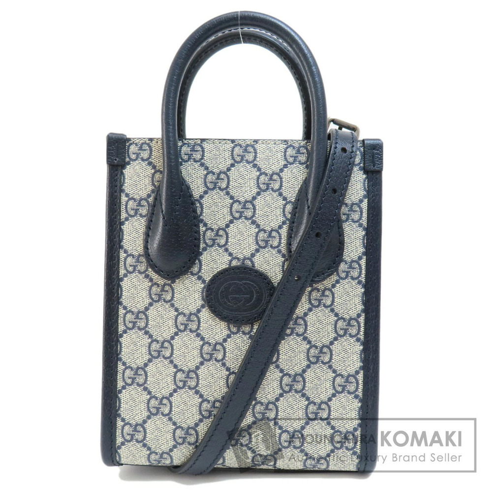 Gucci GG Tote Handbag Leather